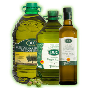 3 garrafas de 5 litros aceite Duc DOP Terra Alta