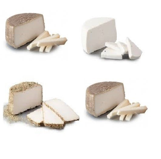 1 lot de 4 Mitgos formatges de cabra diferents a escollir - 4 x 0,250Kg - Mas Garet