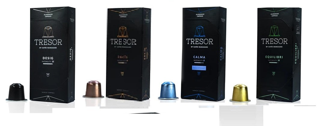 10 estoigs de 10 capsules compatibles Nespresso – a escollir intensitat– Cafe MamaSame