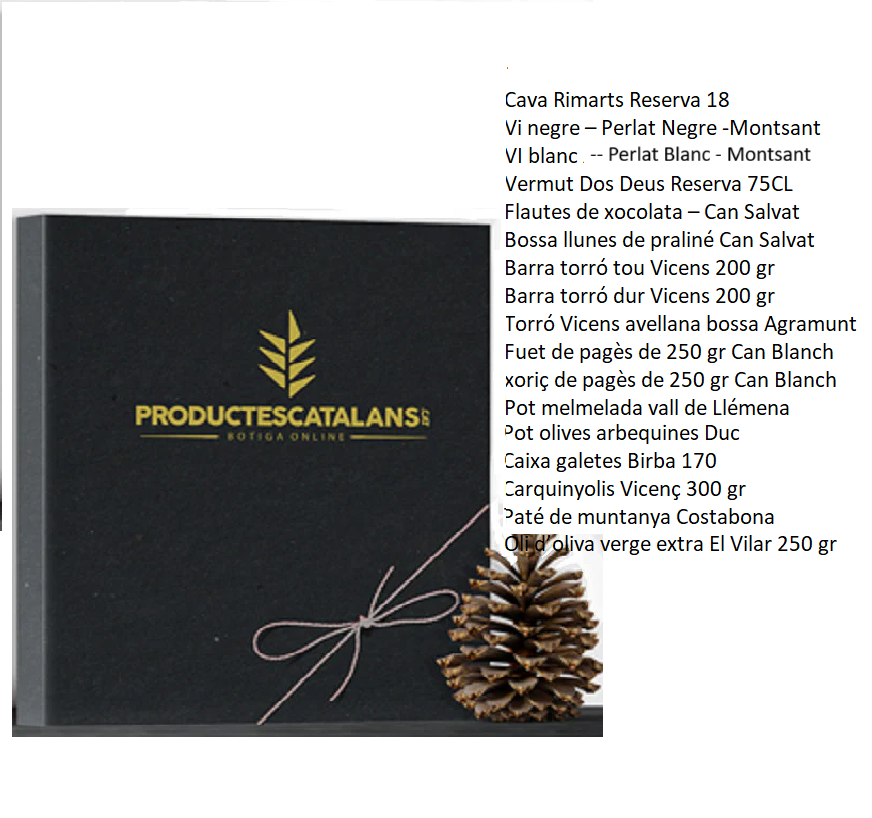 Lote navidad de 101,18 € + IVA 115 €
