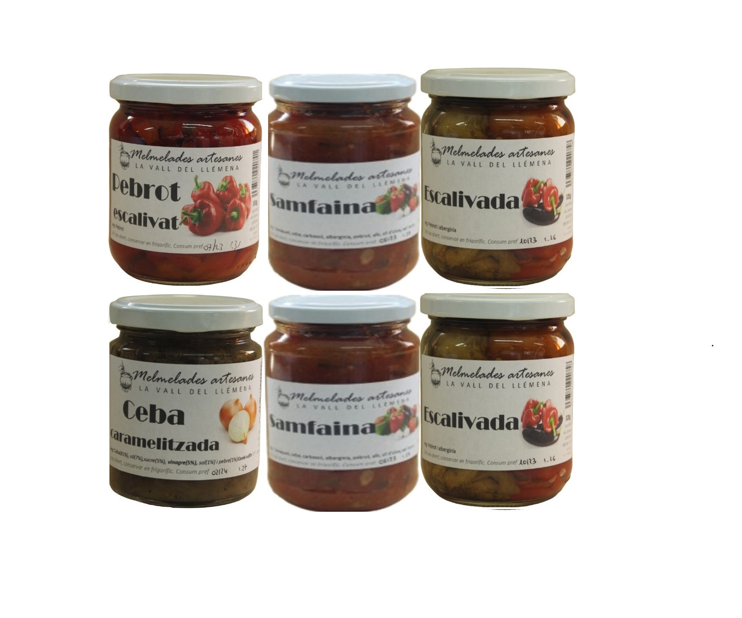 6 potes de conserva a escoger - - 6x320 gr - La Vall de Llémena
