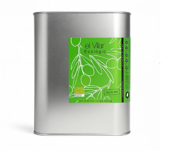 Oli verge extra El Vilar Ecològic - 3 llaunes de 3 litres
