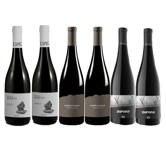 Caja de 6 botellas de vino tinto - DO Penedès