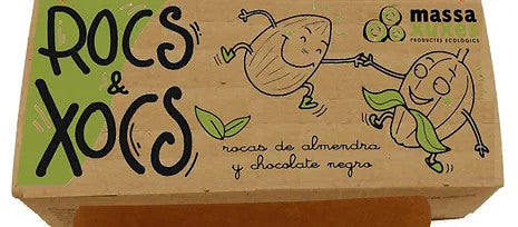 2 cajas de rocas de almendra marcona y chocolate negro 2 x 125 gr - Massaxuxes