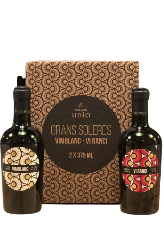 ESTUCHE : 1 vi ranci + 1 Vimblanc - SOLERA - Cellers Unió