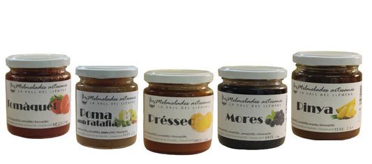 6 potes de mermelada a escoger - - 6x250 gr - La Vall de Llémena