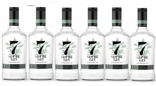 6 botellas de Ginebra - 7 de Gin