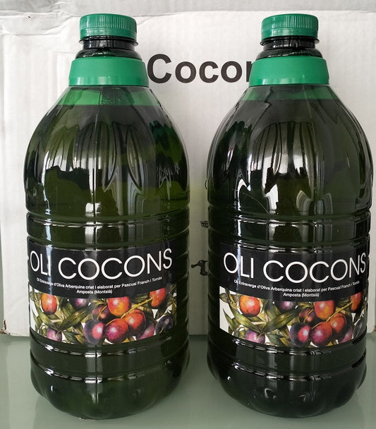 2 x 2L - Oli d'oliva verge extra CoCons - Montsià - 2 garrafes de 2l