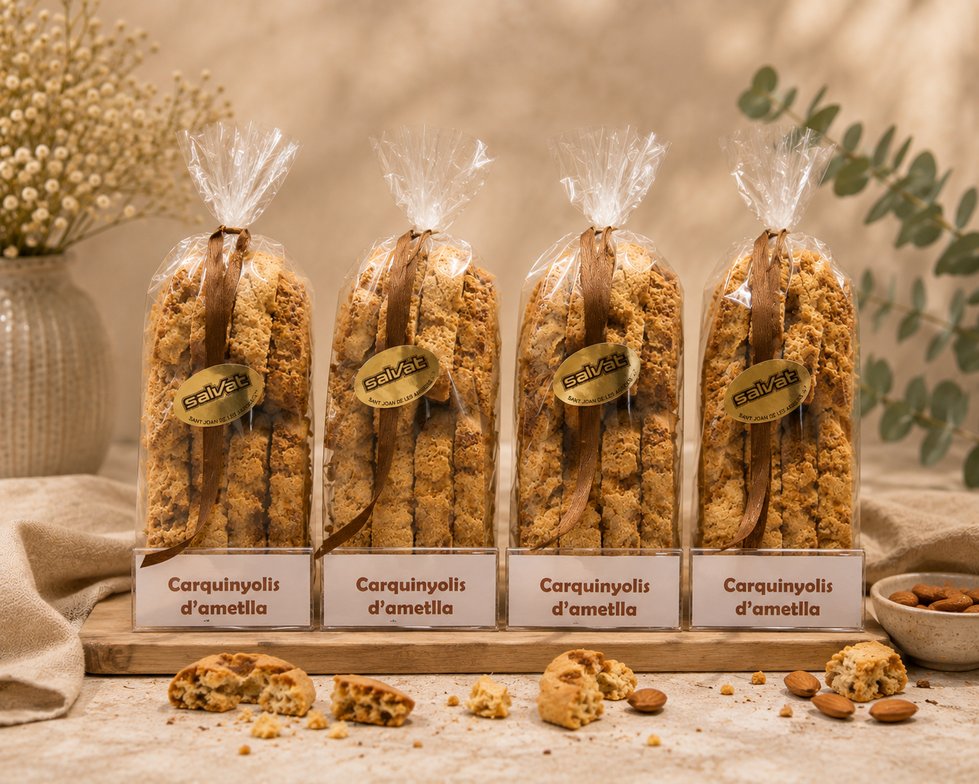 4 bolsas de 200 gr Carquinyolis - Can Salvat