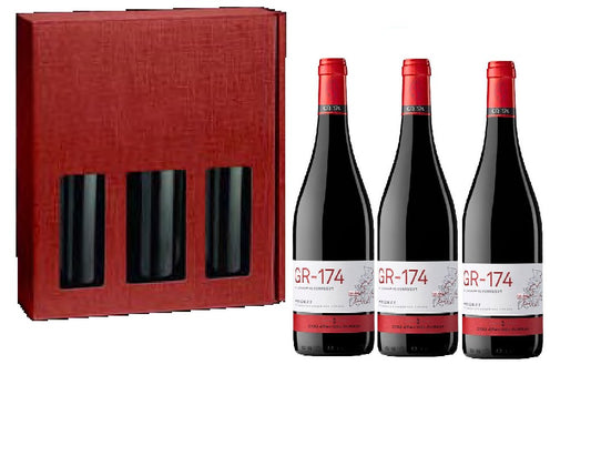 Caja regalo de 3 - GR 174 - CASA GRAN DEL SIURANA - DO Priorat - Tinto