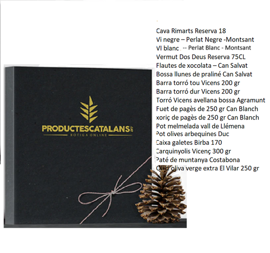Lote navidad de 101,18 € + IVA 115 €