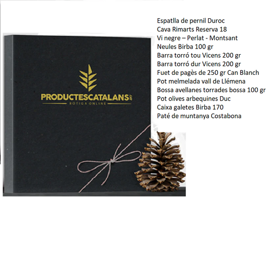 Lote Navidad cn paletila de Jamón por 100 € + IVA 112,47 €