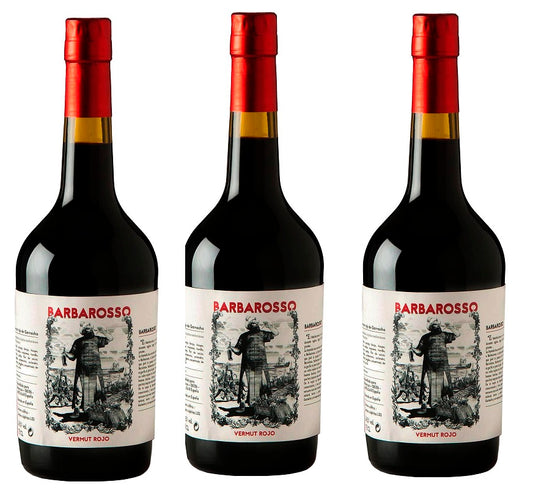 Vermut rojo Barbarosso 3 botellas - 3 x 0,75l