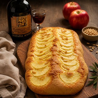 Coca Abadesa Can Salvat i botella ratafia Russet (700ml)
