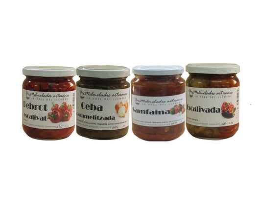 4 potes de conserva a escoger - -4x320 gr - La Vall de Llémena